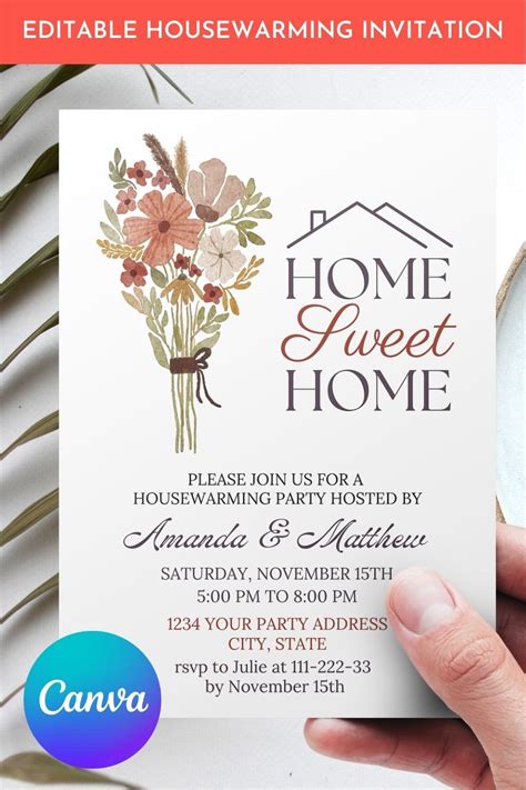 Housewarming Party Invitation Template