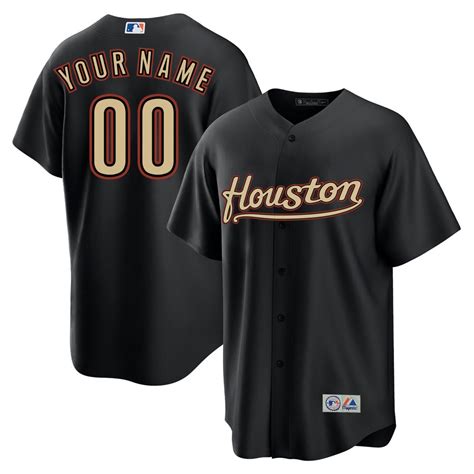 Houston Astros black jersey