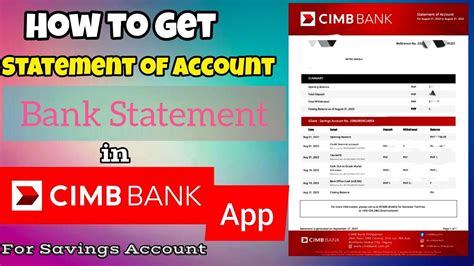 How Can I Get CIMB Bank Statement in 3 Simple Ways