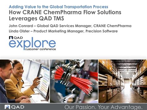 How Crane Chempharma Flow Solutions Leverages Qad Tms Doc