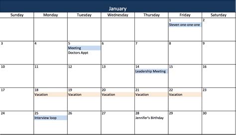 How Do I Create A Printable Calendar On Excel