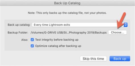 How Do I Manually Backup A Lightroom Catalog