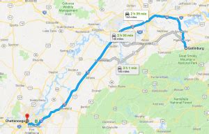 How Far is Knoxville to Chattanooga