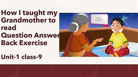 How I Taught My Grandmother To Read Question Answer Reader