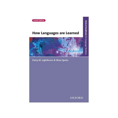 How Languages are Learned 4e Oxford Handbooks for Language Teachers Doc