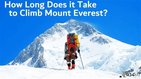 How Long Does It Take to Climb Mount Everest: A Detailed Look