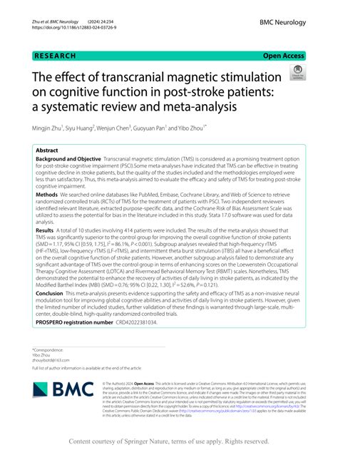 How Magnetic Stimulation Impacts Cognitive Function