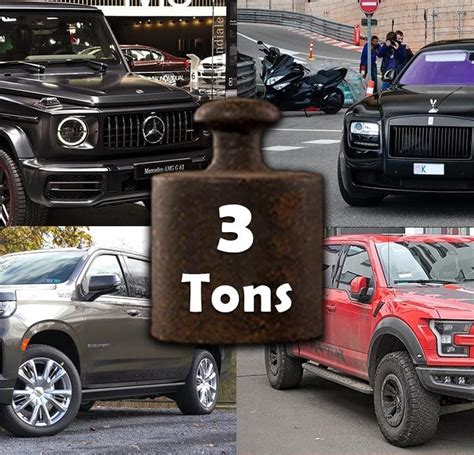 How Many Tons Is A Car