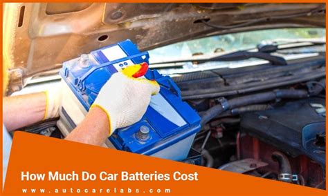 How Much Are Car Batteries