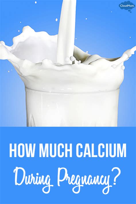 How Much Calcium Pregnant Women Need: 1,000mg Daily