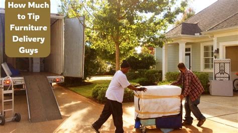 How Much to Tip for Furniture Delivery