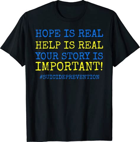 How Suicide Prevention Shirts Help