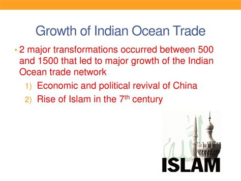 How The Indian Ocean Trade Led to Political Change