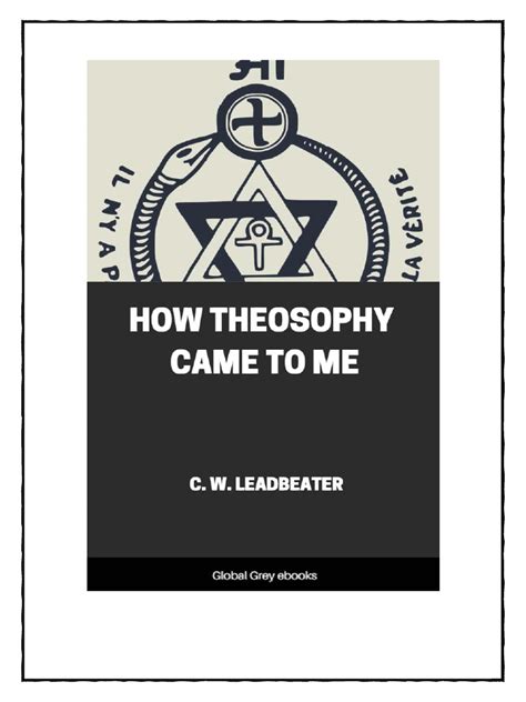 How Theosophy Came to Me The Inner Life Kindle Editon