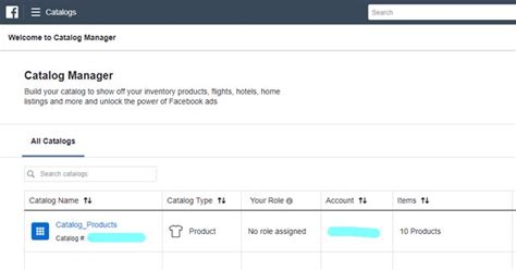 How To Access Facebook Catalog Manager