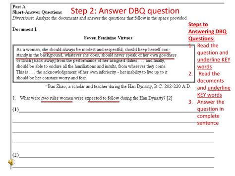 How To Answer A Dbq PDF