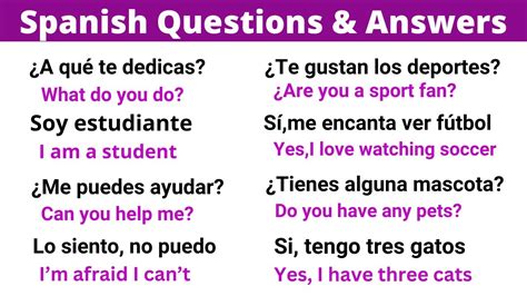 How To Answer Spanish Answers Doc