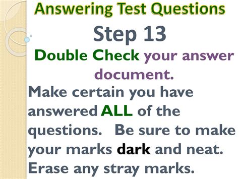 How To Answer Test Questions PDF