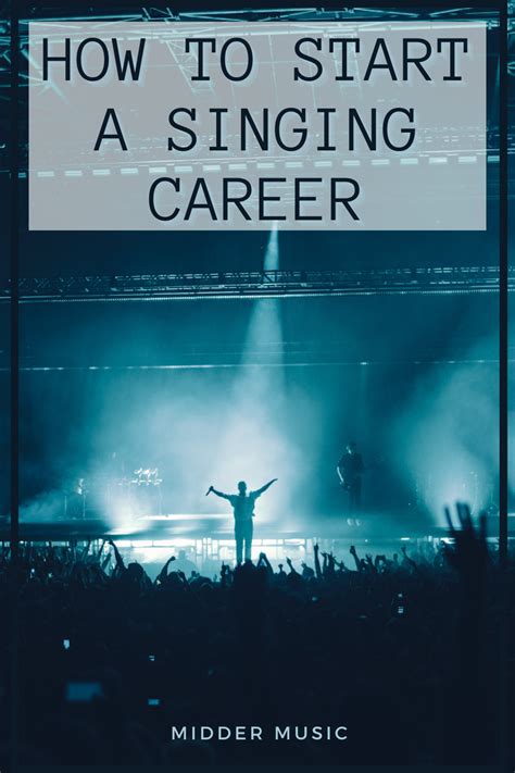 How To Begin A Singing Career