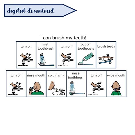 How To Brush Your Teeth Printable