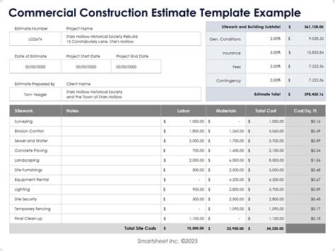 How To Build A Estimate Template In Excel