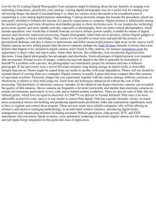 How To Catalog Years Of Photography Not Digital