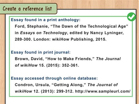How To Cite An Essay In A Catalog