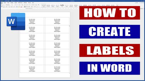 How To Create A Label Template