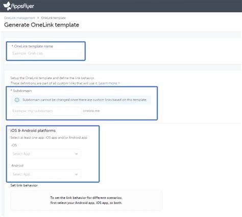 How To Create A Onelink Template