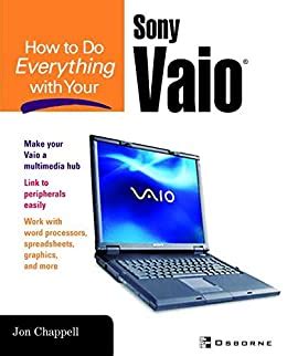 How To Do Everything with Your Sony Vaio PDF
