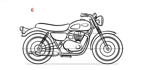 How To Draw A Motorcycle