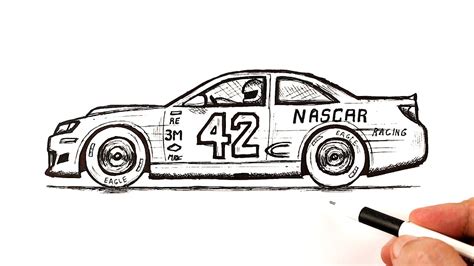 How To Draw A Race Car