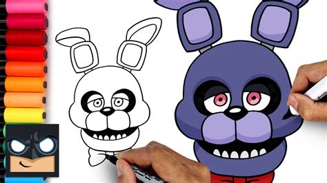 How To Draw Five Nights At Freddys Bonnie