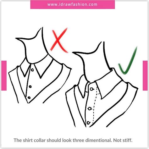 How To Draw Shirt Collars