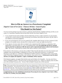 How To File Answer Foreclosure Complaint Epub