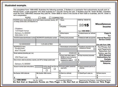 How To Fill Out A 1099 Form As An Employer Form Resume Examples