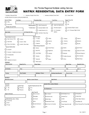 How To Fill Out Mls Listing Form