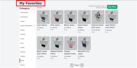 How To Find Favorites On Roblox Catalog