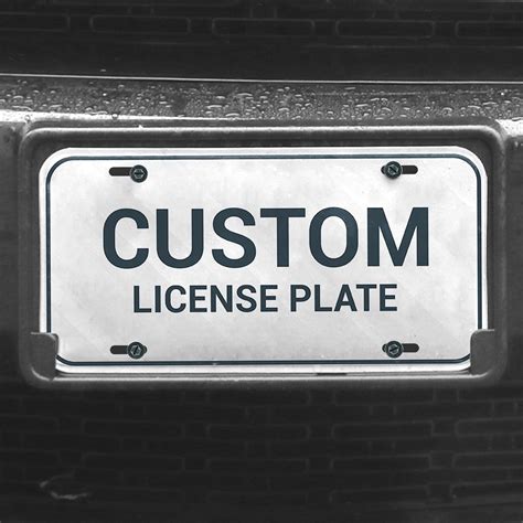 How To Get Custom Car Plates