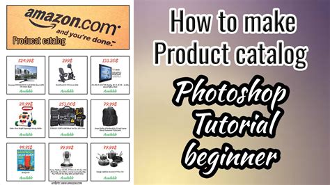 How To Make A Catalogue Using Photoshop