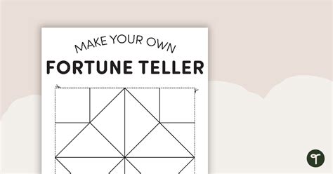 How To Make A Paper Fortune Teller Printable