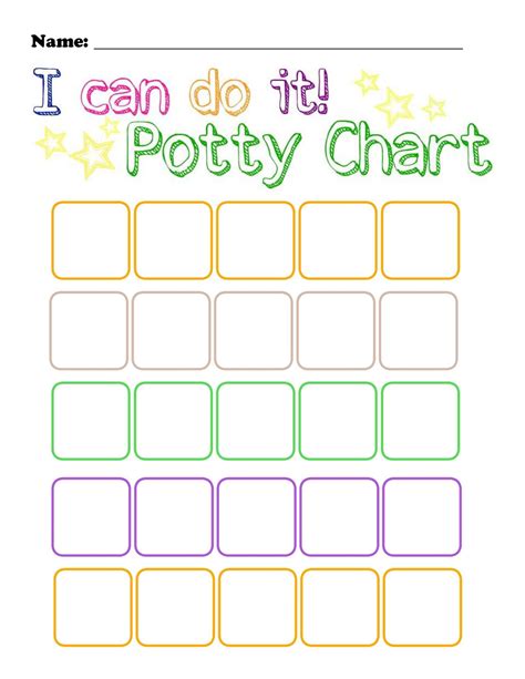 How To Make A Potty Chart