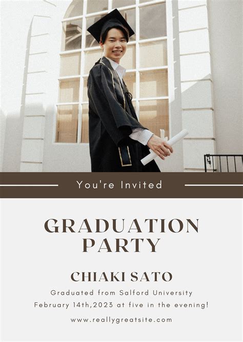 How To Make A Printable Graduation Announcement 4x6 Postcard