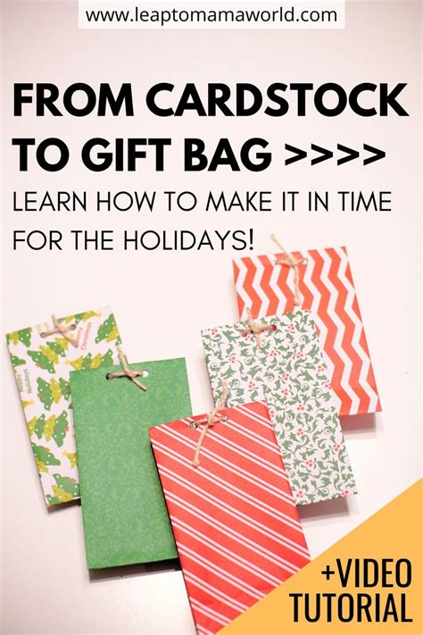 How To Make Gift Bags Out Of Catalogs