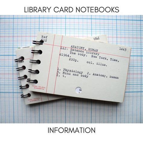 How To Make Library Catalogue Card