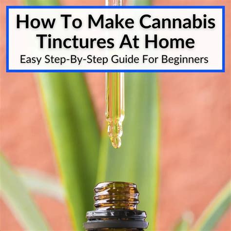 How To Make Marijuana Tinctures PDF