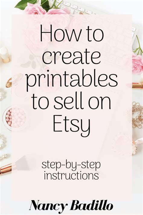 How To Make Printables To Sell On Etsy