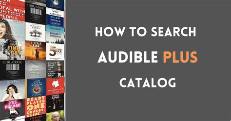 How To Search The Audible Plus Catalog