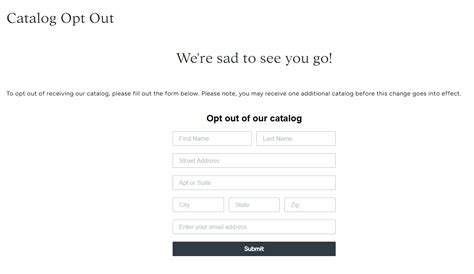 How To Stop Catalogs Mailed To My Address