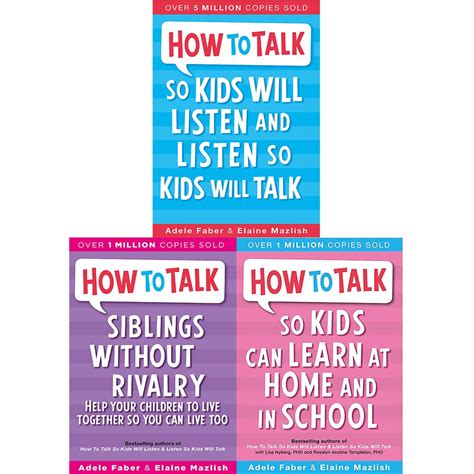 How To Talk So Kids and Teens Will Listen To Parent Collection 3 Books Set Series 1 Epub